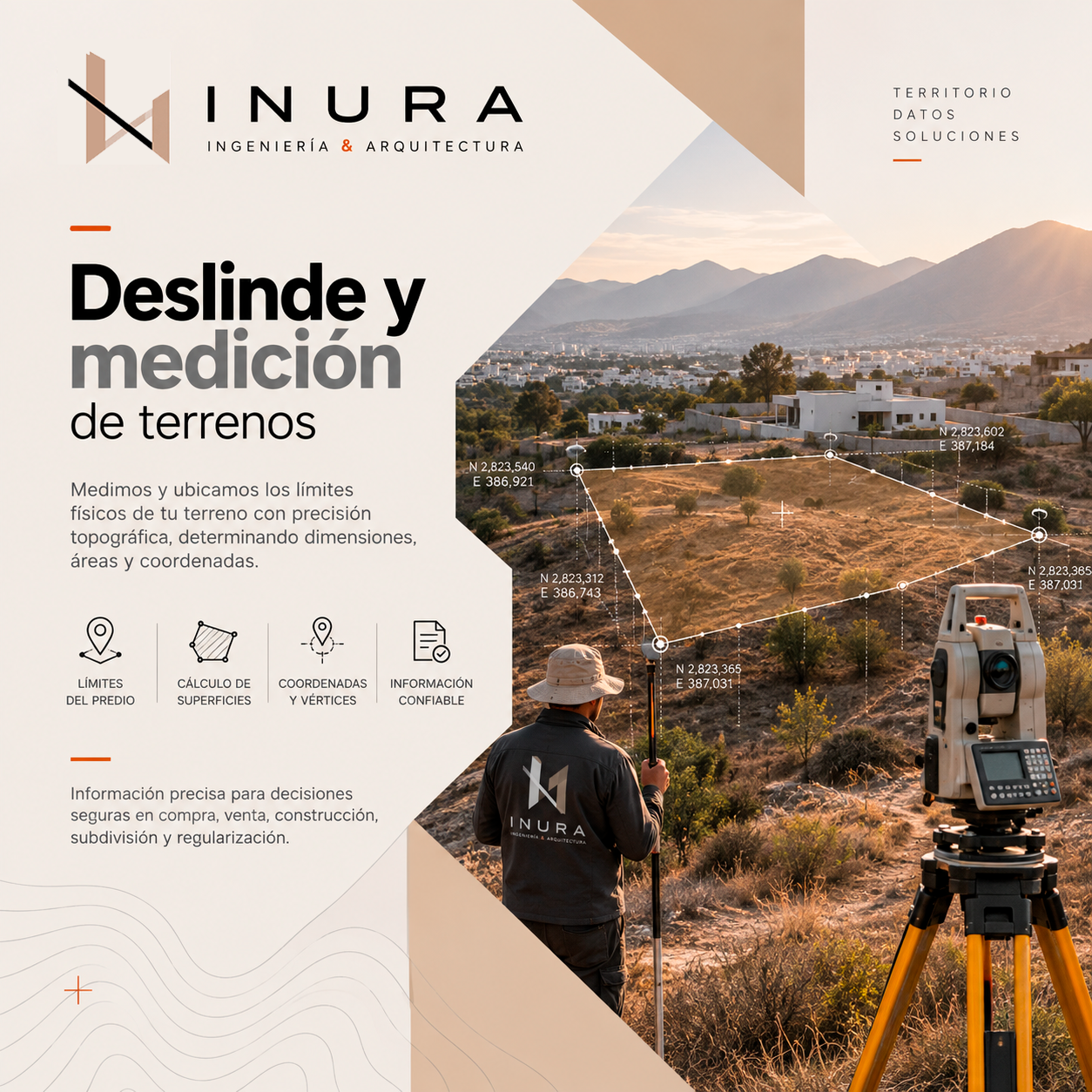Deslinde y medición de terrenos
